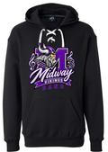 Hoodie lace - Black - Music Notes