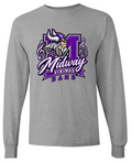 Long Sleeve - Sport Grey - Music Notes