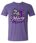 T-Shirt - Heather Purple - Music Notes