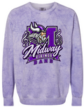 Crew Neck - Purple Smoke - Music Notes