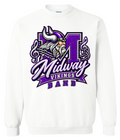 Crew Neck - White - Music Notes