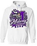 Hoodie - White - Music Notes