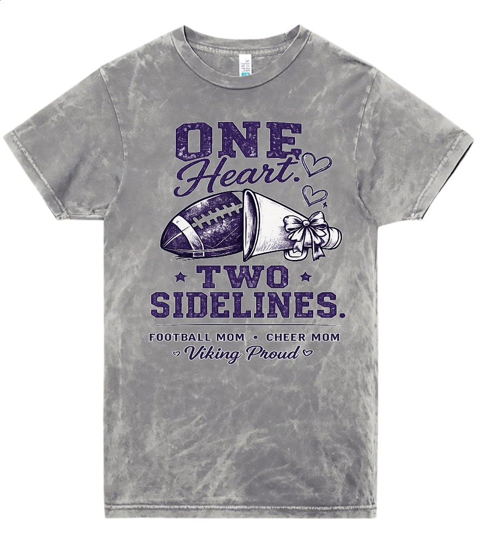 T-Shirt - Silver Acid - One Heart