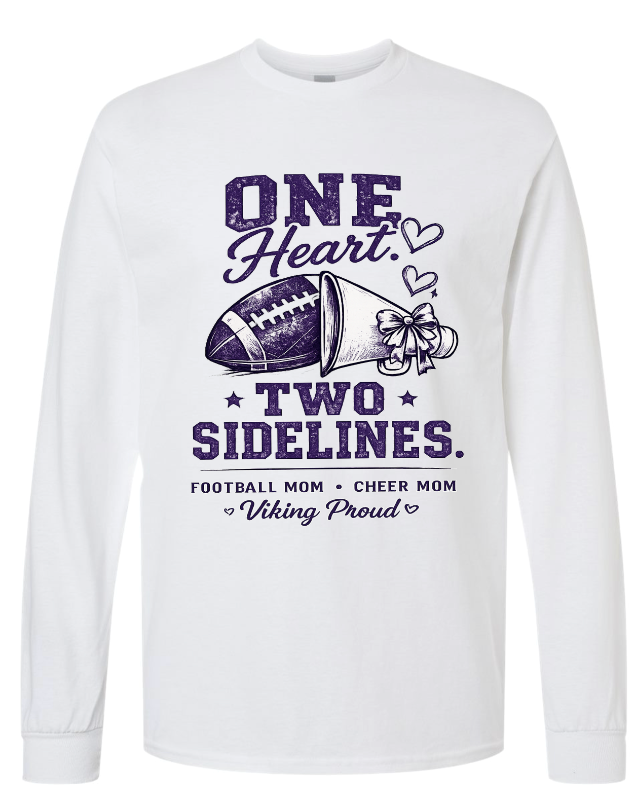 Long Sleeve - White - One Heart