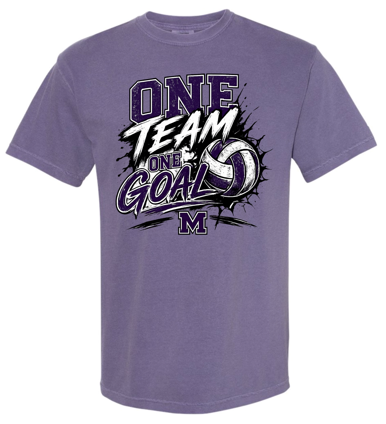 T-Shirt -Grape - One Team Volleyball