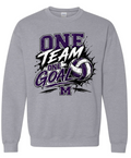 Crew Neck - Sport Grey - One Team Volleyball