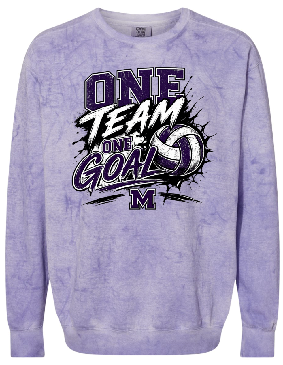 Crew Neck - Purple Smoke - One Team Volleyball