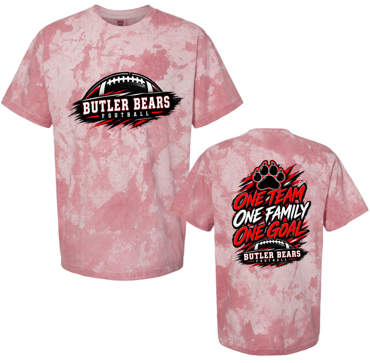 T-Shirt - Red Smoke - One Team Football