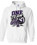 Hoodie - White - One Team Volleyball
