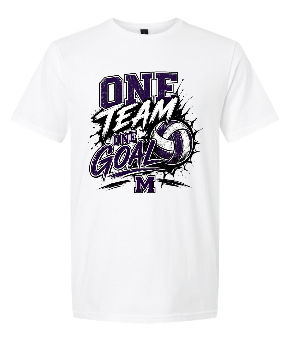 T-Shirt - White - One Team Volleyball