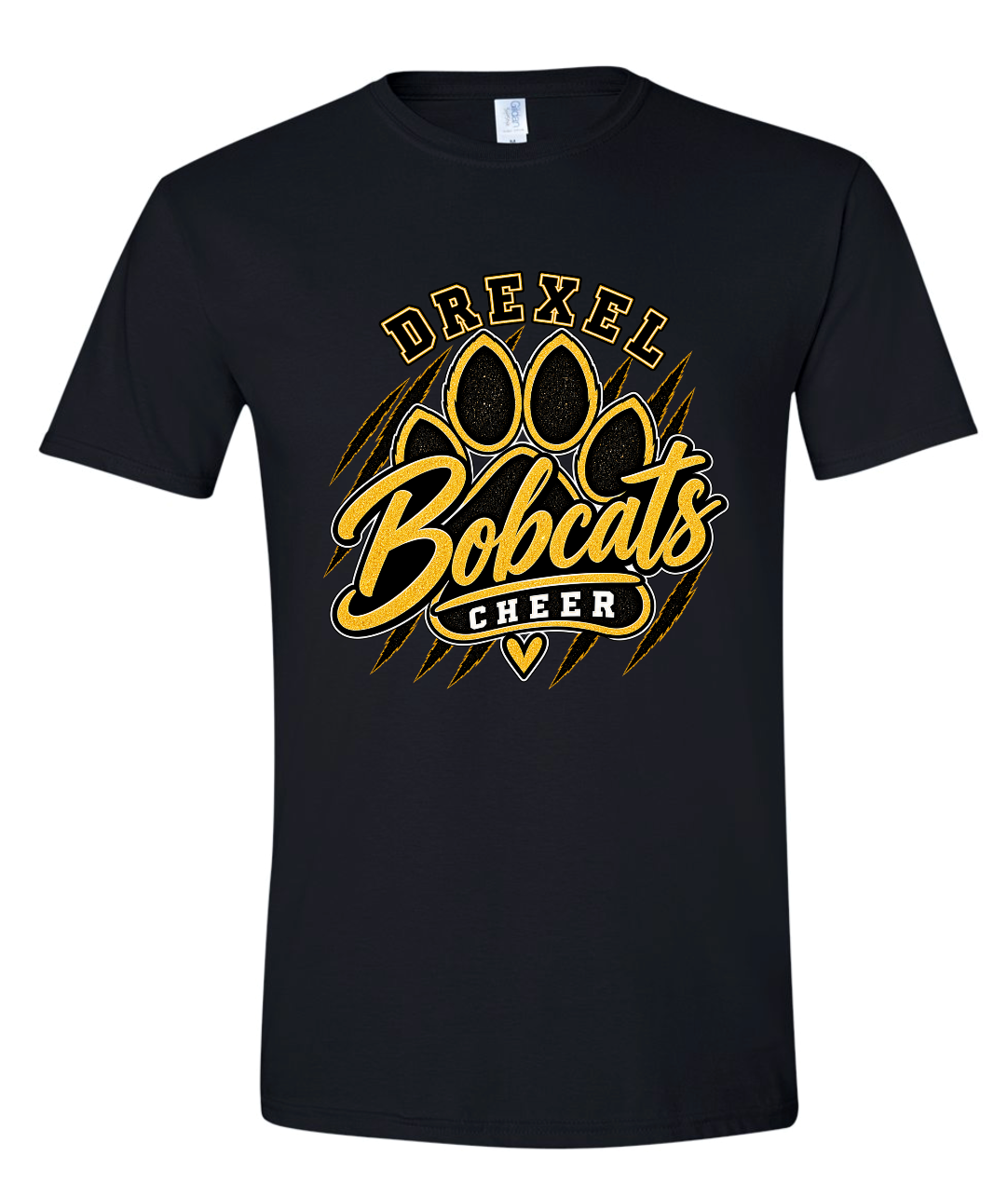 T-Shirt - Black - Paw Print
