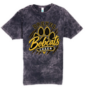 T-Shirt - Black Acid - Paw Print