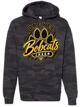 Hoodie - Black Camo - Paw Print