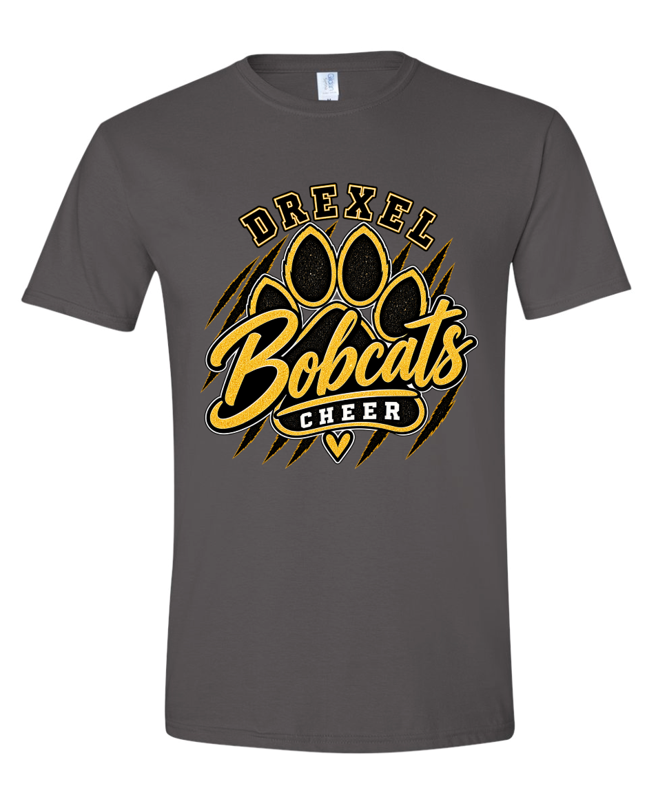 T-Shirt - Charcoal - Paw Print
