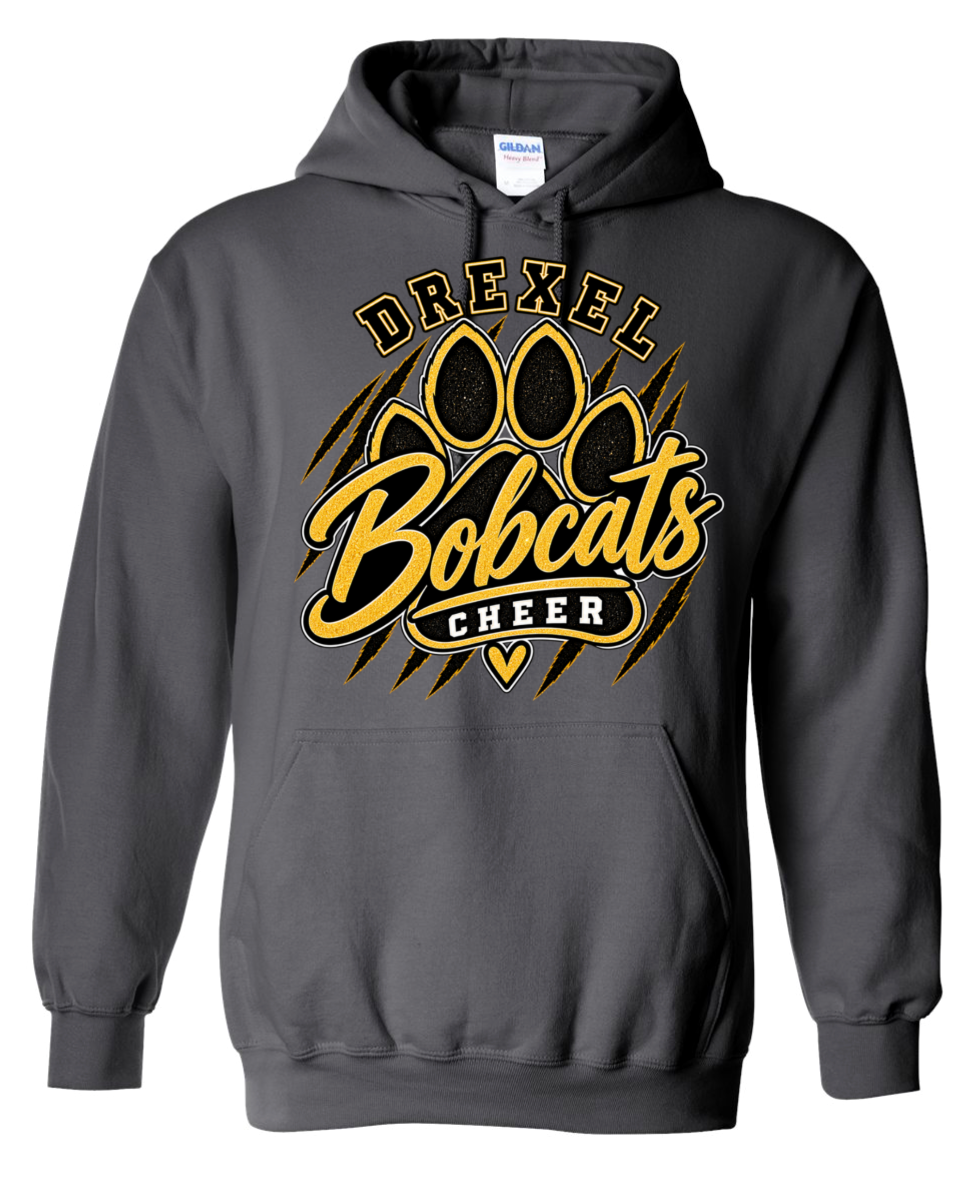 Hoodie - Charcoal - Paw Print