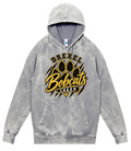 Hoodie - Silver Acid - Paw Print