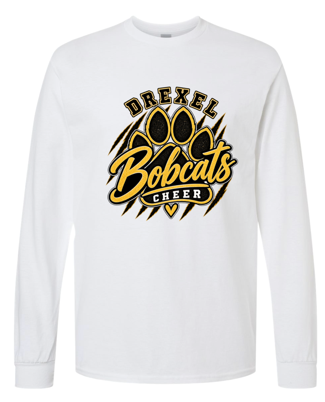 Long Sleeve - White - Paw Print