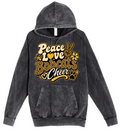 Hoodie - Charcoal Acid - Peace Love Cheer