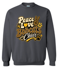 Crew Neck - Charcoal - Peace Love Cheer