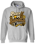 Hoodie - Sport Grey - Peace Love Cheer