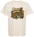 T-Shirt - Ivory - Peace Love Cheer