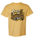 T-Shirt - Mustard - Peace Love Cheer