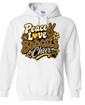 Hoodie - White - Peace Love Cheer