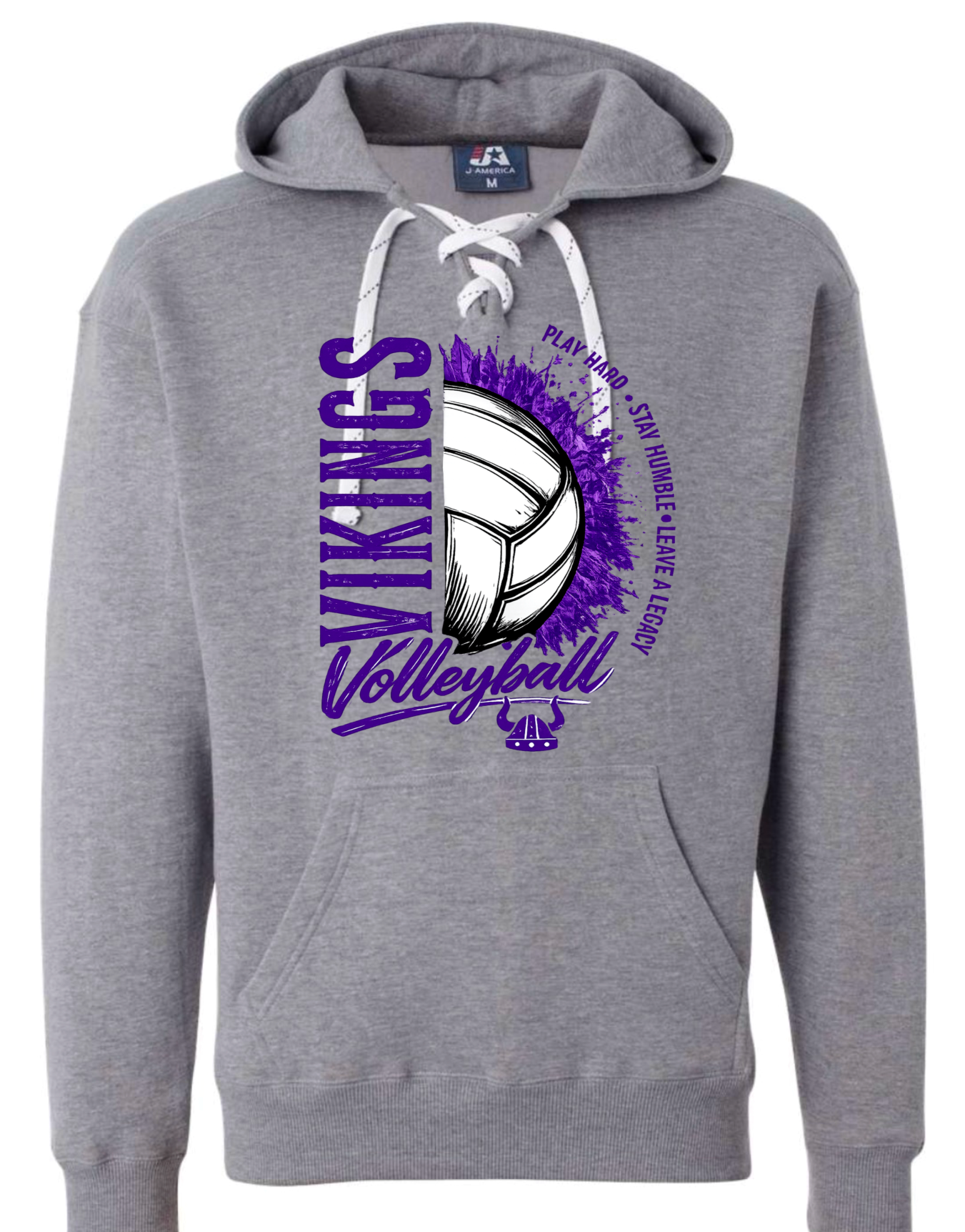 Hoodie lace - White - Play Hard