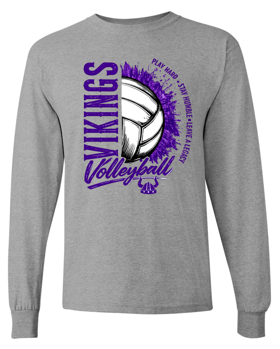 Long Sleeve - Sport Grey - Play Hard