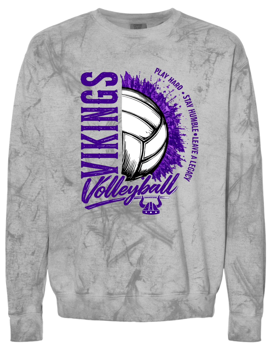 Crew Neck - Smoke - Play Hard