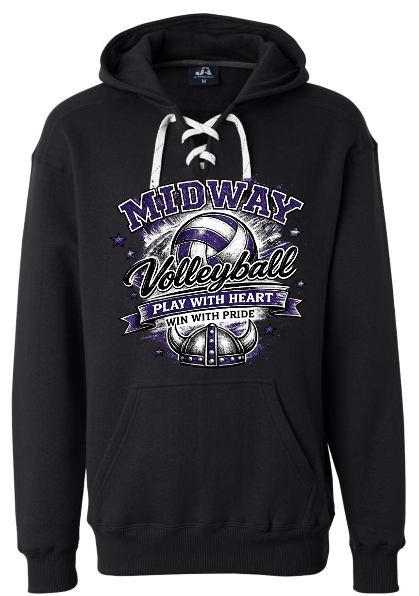 Hoodie lace - Black - Play With Heart