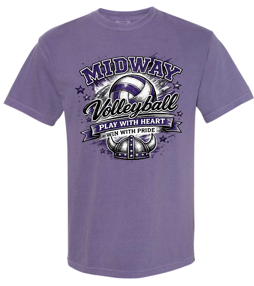T-Shirt - Grape - Play With Heart
