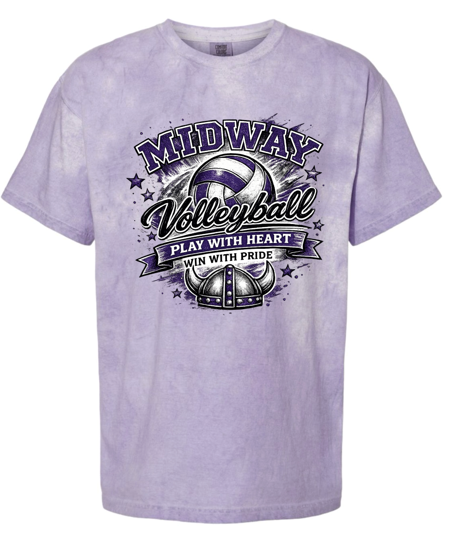 T-Shirt - Purple Smoke - Play With Heart