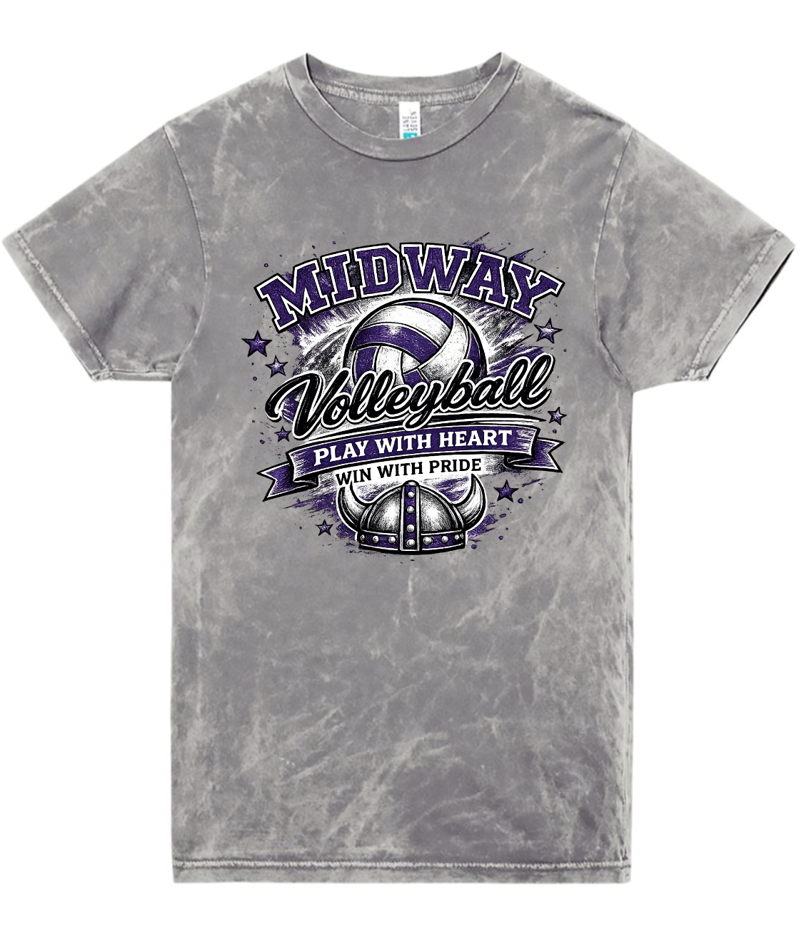 T-Shirt - Silver Acid - Play With Heart