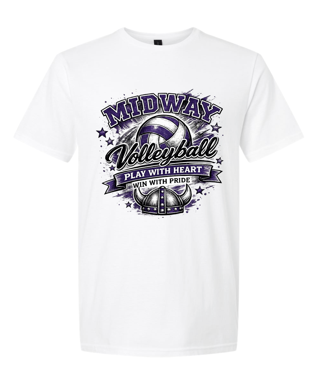 T-Shirt - White - Play With Heart