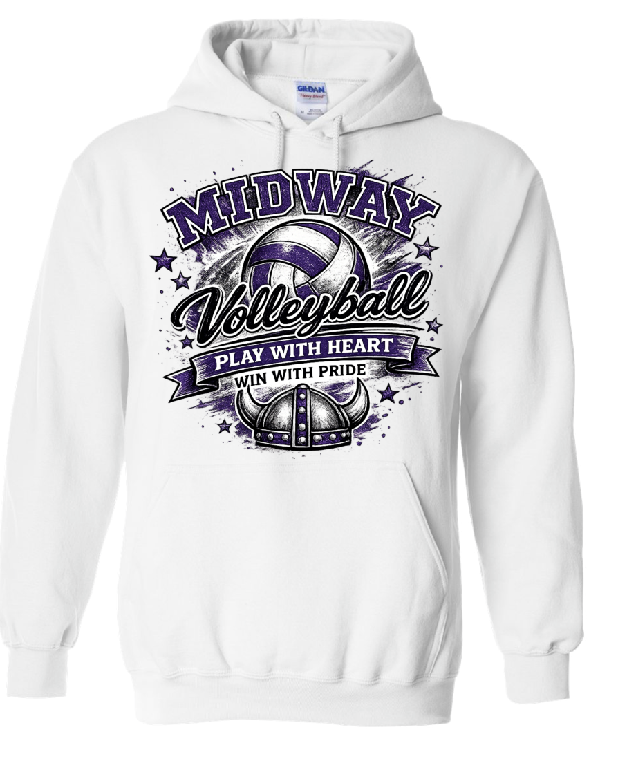 Hoodie - White - Play With Heart
