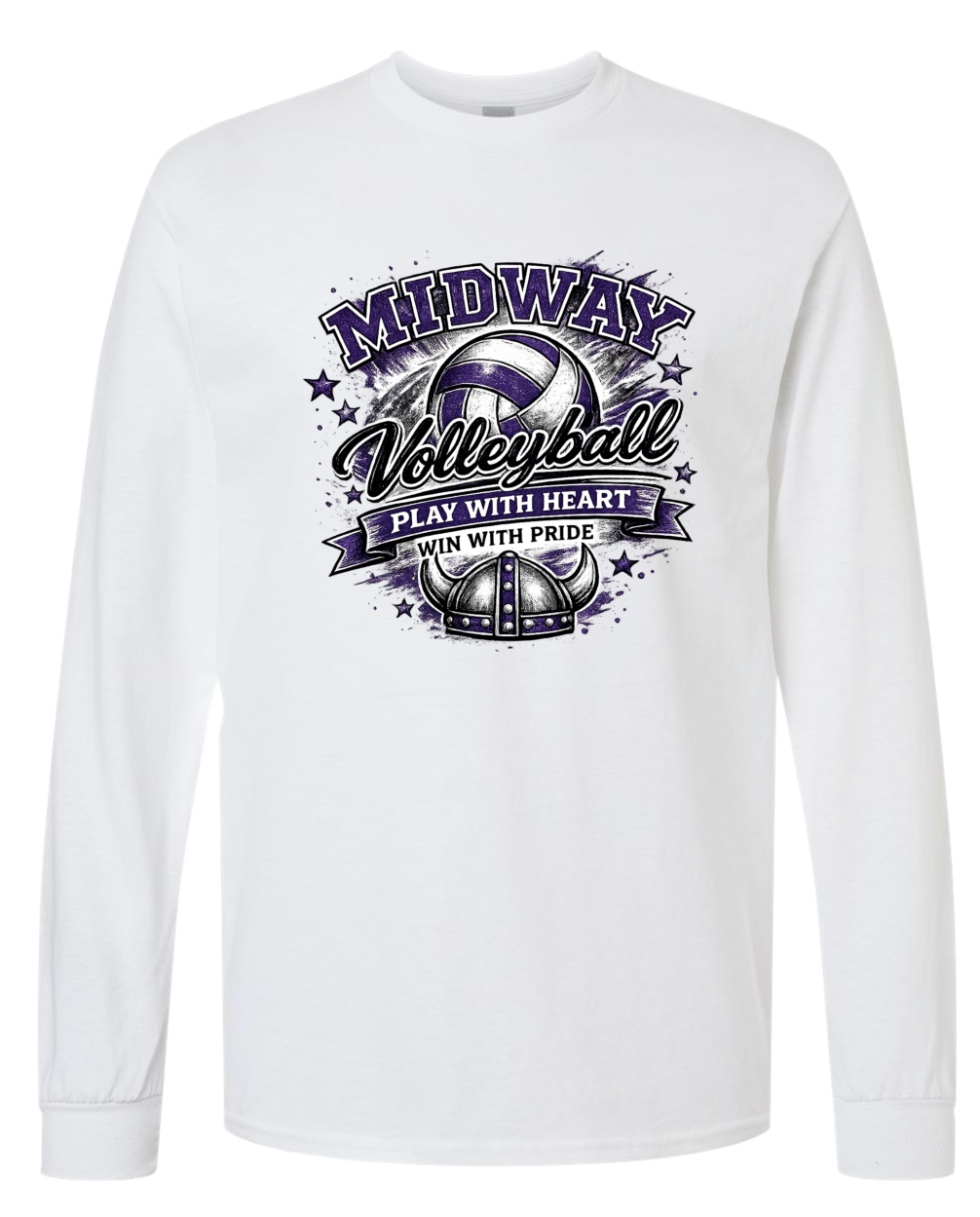 Long Sleeve - White - Play With Heart