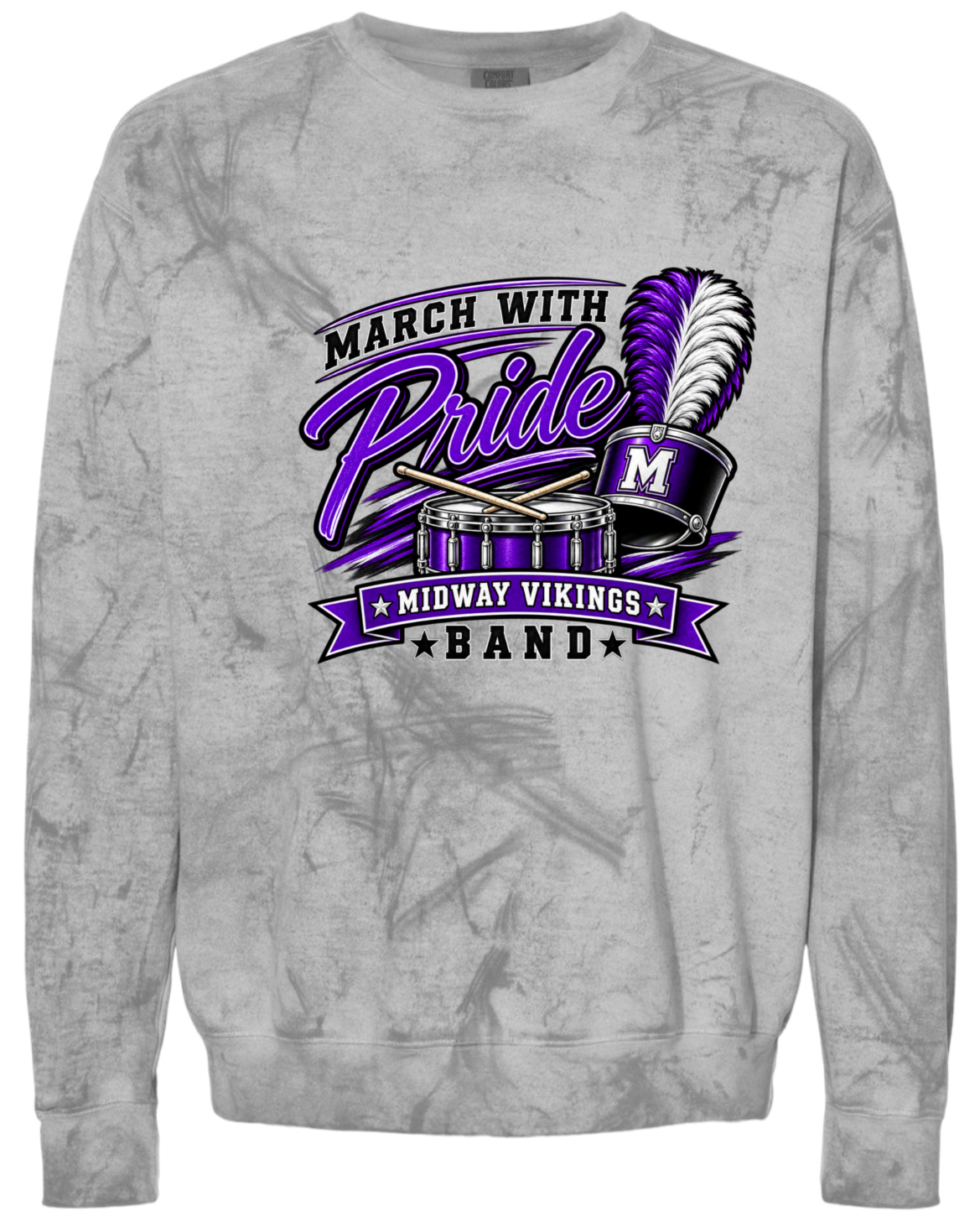 Crew Neck - Smoke - March With Pride