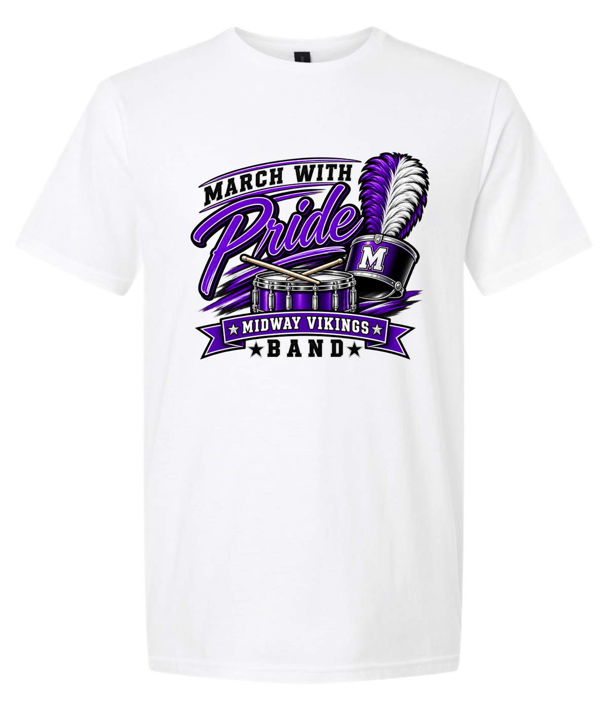 T-Shirt - White - March With Pride