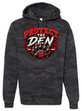 Hoodie - Black Camo - Protect