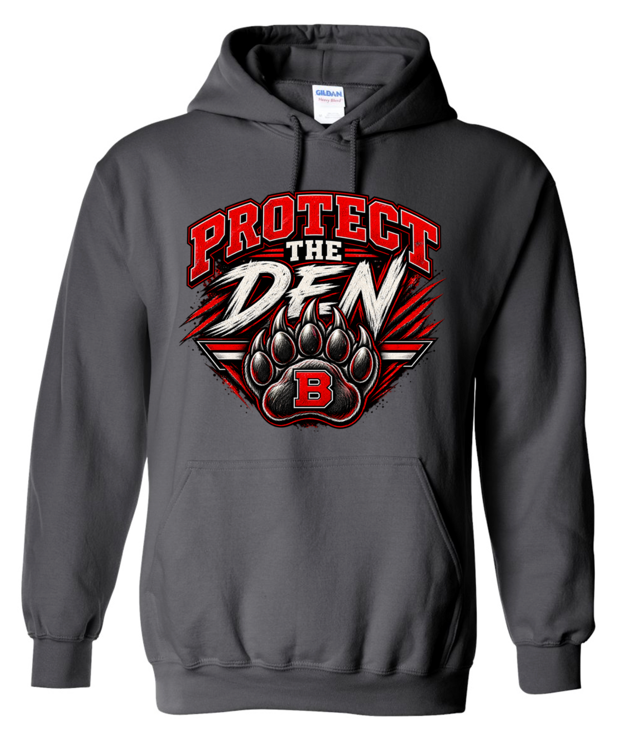 Hoodie - Charcoal - Protect