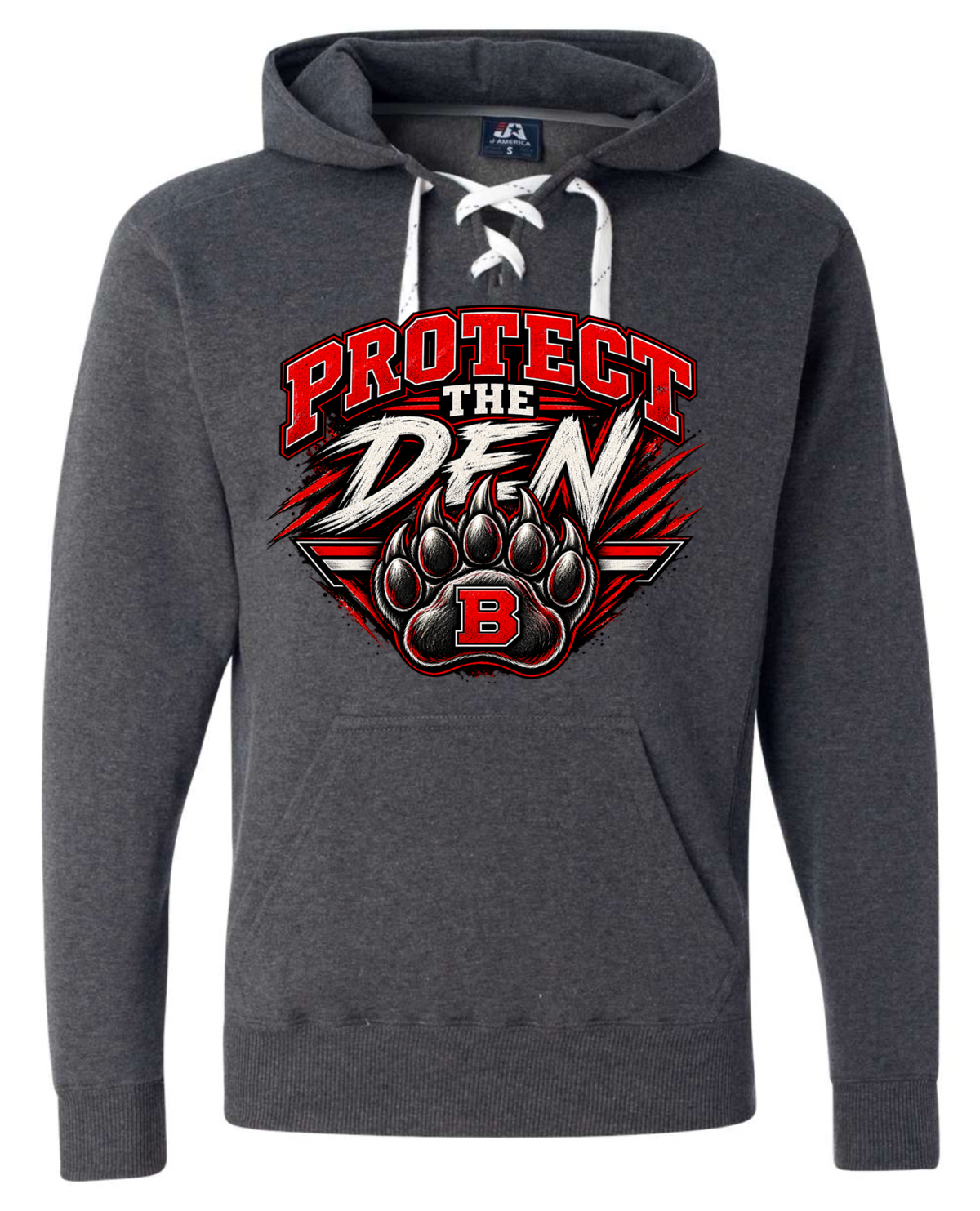 Hoodie lace - Charcoal - Protect