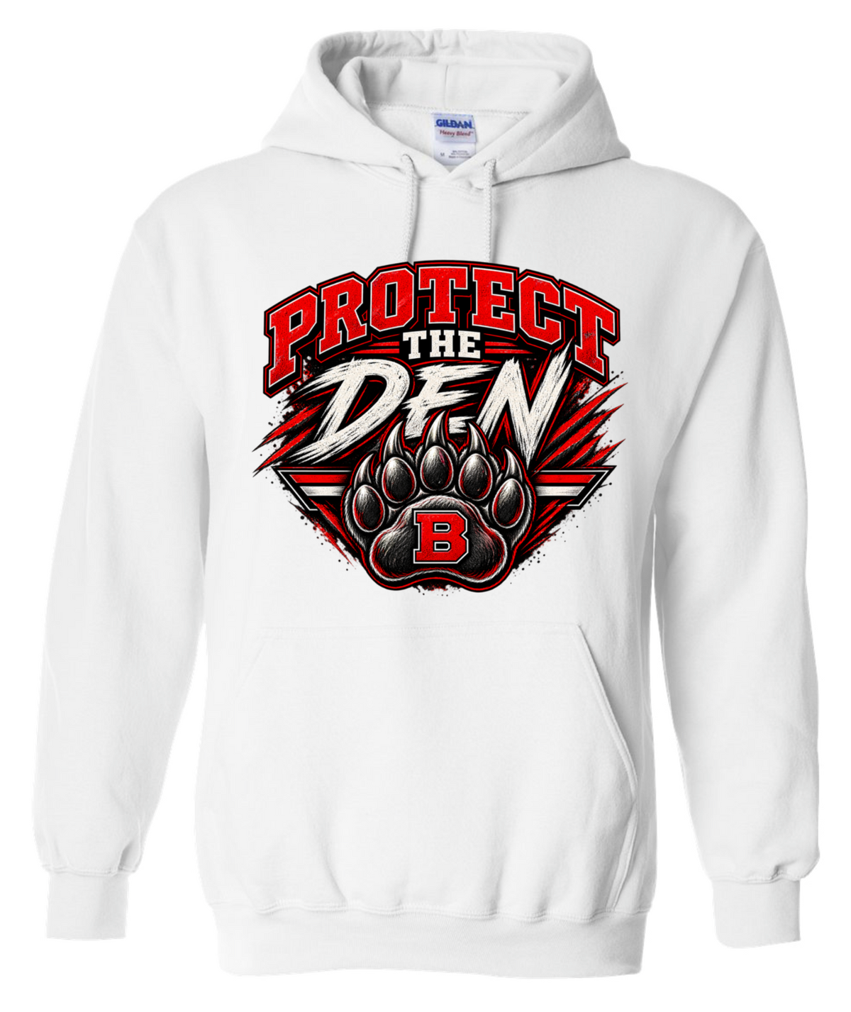 Hoodie - White - Protect