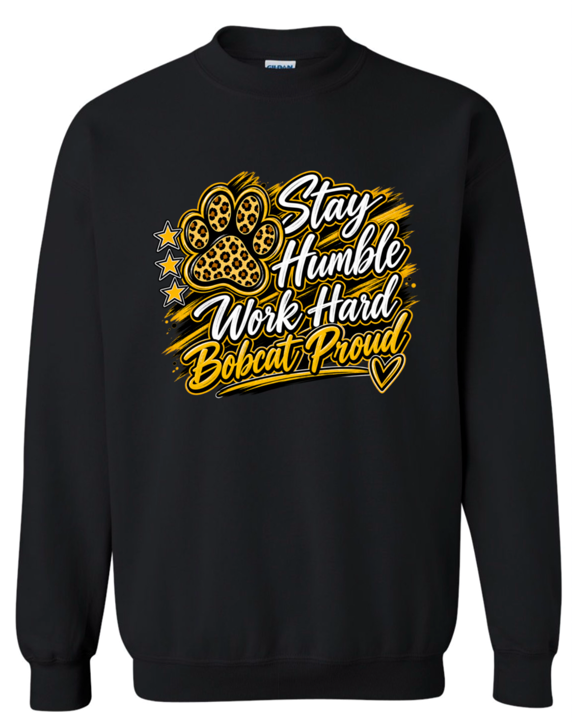 Crew Neck - Black - Proud