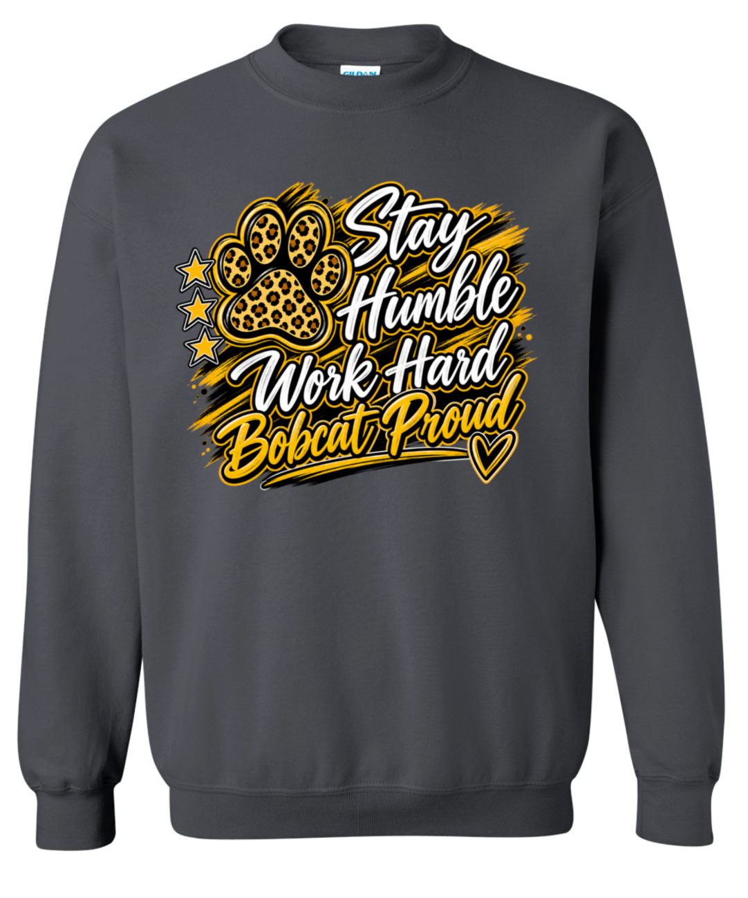 Crew Neck - Charcoal - Proud