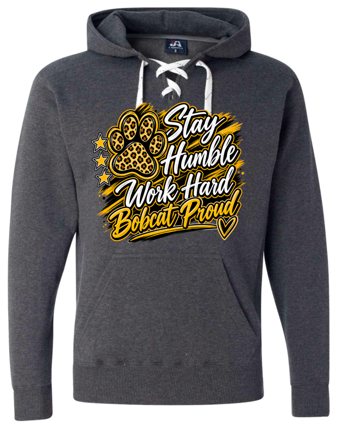 Hoodie lace - Charcoal - Proud