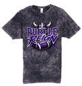 T-Shirt - Black Acid - Reign Purple
