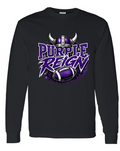 Long Sleeve - Black - Reign Purple