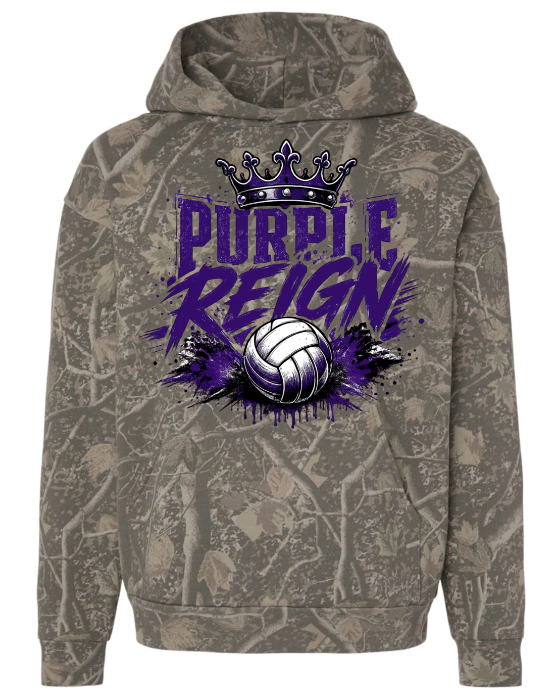 Hoodie- Deadwood - Purple Reign