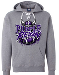 Hoodie lace - Sport Grey - Reign Purple
